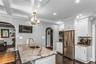 This kitchen is a SHOWSTOPPER! Lovingly designed with white cabinets, quartz countertops, and stainless steel appliances.