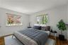 Virtually staged 2nd bedroom.