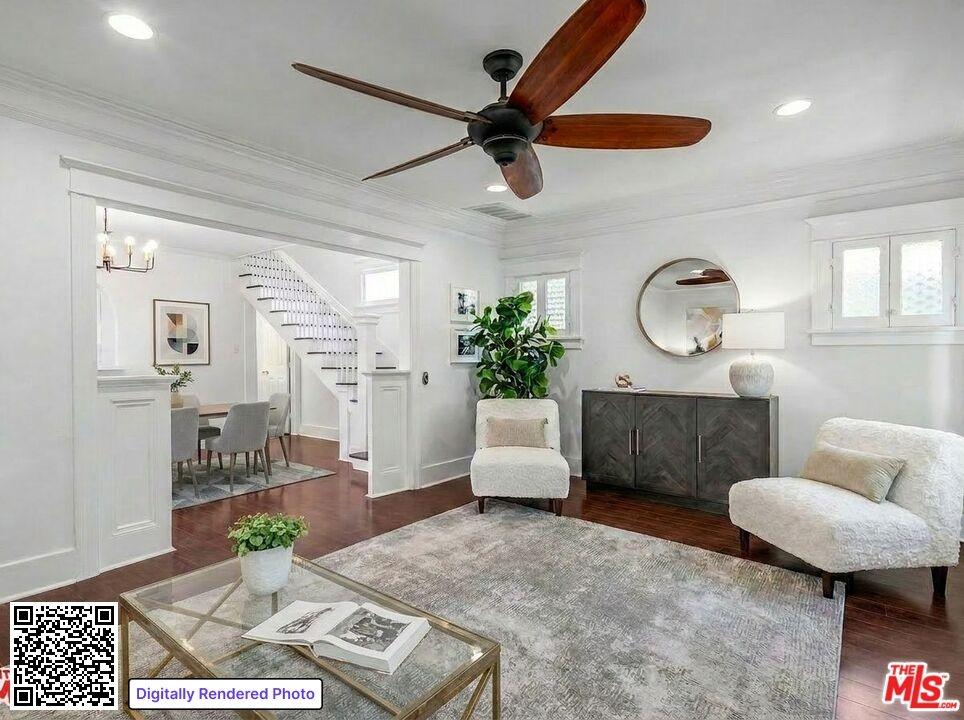 Living Room Virtually Staged
