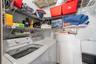 Primary bedroom closet turned into laundry room