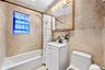 Full Bathroom - integrated lighting, and a white bathtub