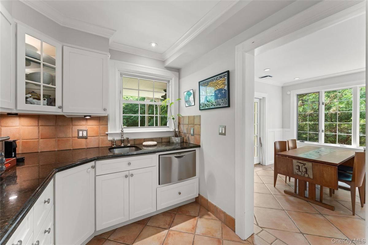 View from Kitchen into the Breakfast Room.