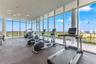 Rooftop fitness center
