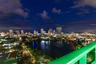 Rooftop views at night