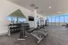 Rooftop fitness center