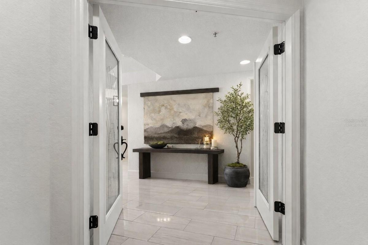 Virtually Staged Foyer