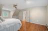 Additional closets and very high ceilings.