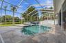 Travertine deck, spa and a new variable speed pool pump