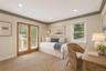 Virtually Staged Bedroom 4 with baclony.