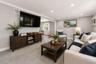 Virtually staged Living Room viw.