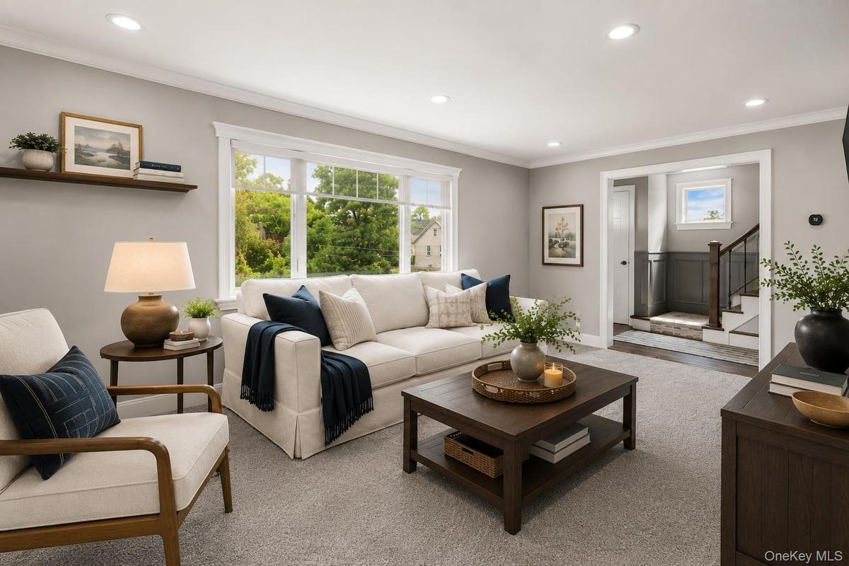 Virtually Staged Living Room.