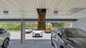 Car port and entry to storage above