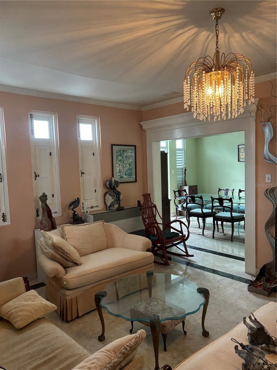 Living Room looking to the formal Dining Room.