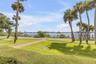 views of the Halifax River from the pool area.