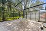 newly installed pool cage (no seem screen)