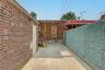 backyard space/ entrance to garage