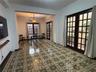 1st floor great room with french doors closed.