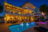 Nighttime at The Beach House on the Bay