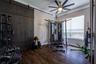Barn doors close off the Flex space on each side