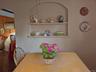 Arched wall niche with built-in shelving