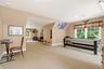 Expansive game room just up backstairs from kitchen