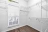 Walk in Closet is very spacious