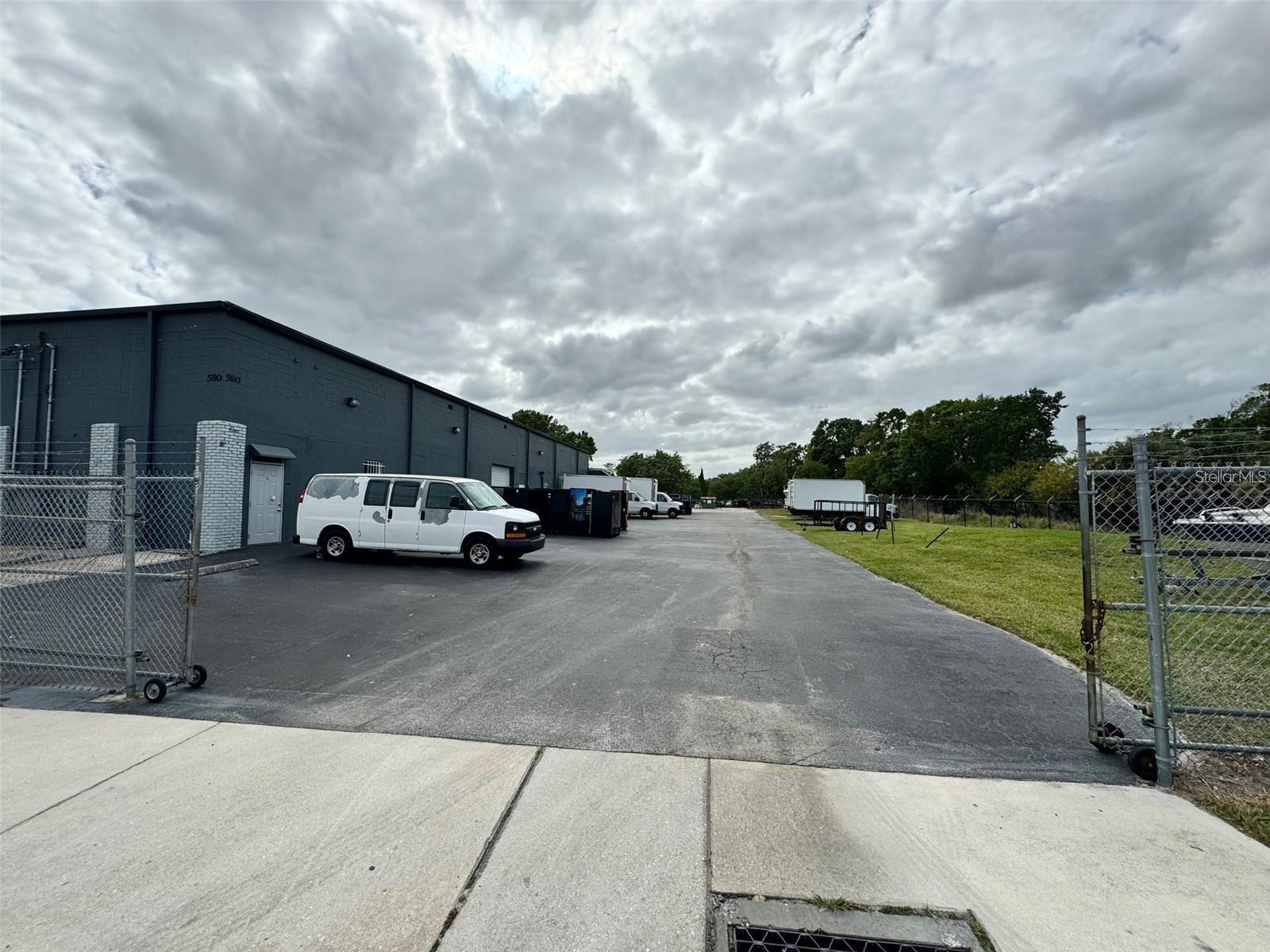 Entrance to backlot