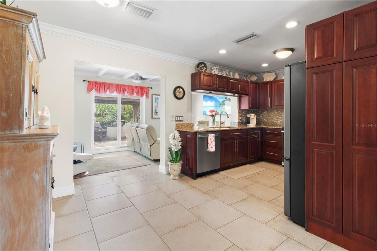 Kitchen to Family Room