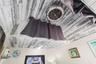 Shed finished ceiling w/ fan-light