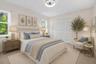 Virtually Staged Third Bedroom ~ instead of office