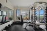 Versatile secondary bedroom currently configured as a private home gym, showcasing the flexibility of the space.
