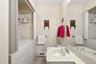 Half bath with laundry