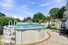 Above ground heated pool