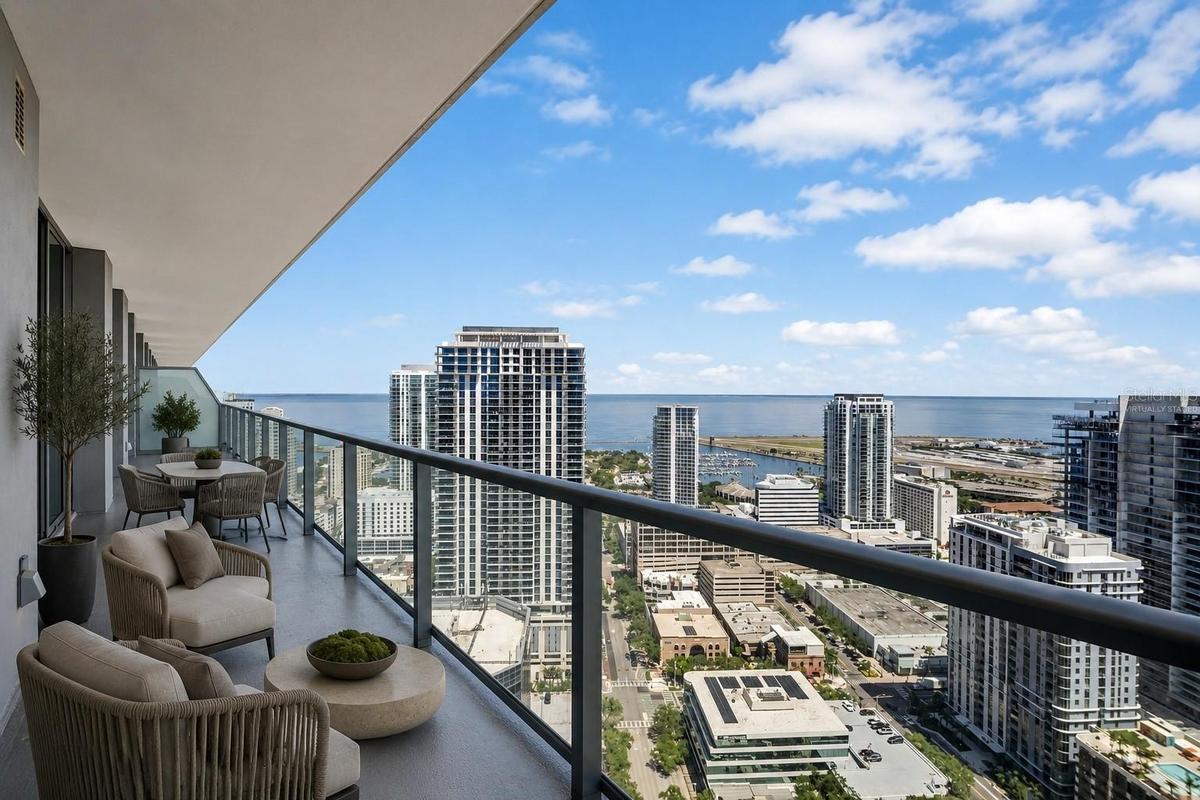 Virtually Staged Balcony