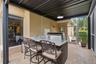 stone bar area for entertaining