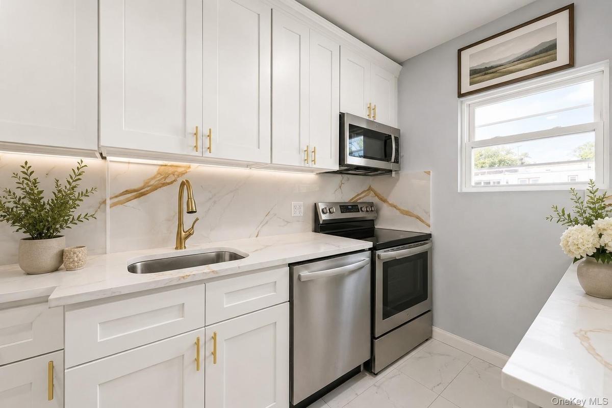 Modern renovated kitchen