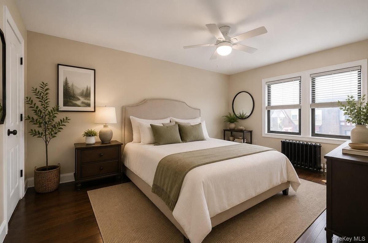 Please note that this room was virtually staged. This bedroom is used as the gym.
