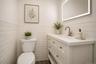 First floor half bathroom