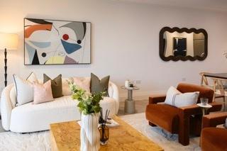 Open-plan kitchen, living and dining room, The Pavilion, Sunningdale Park