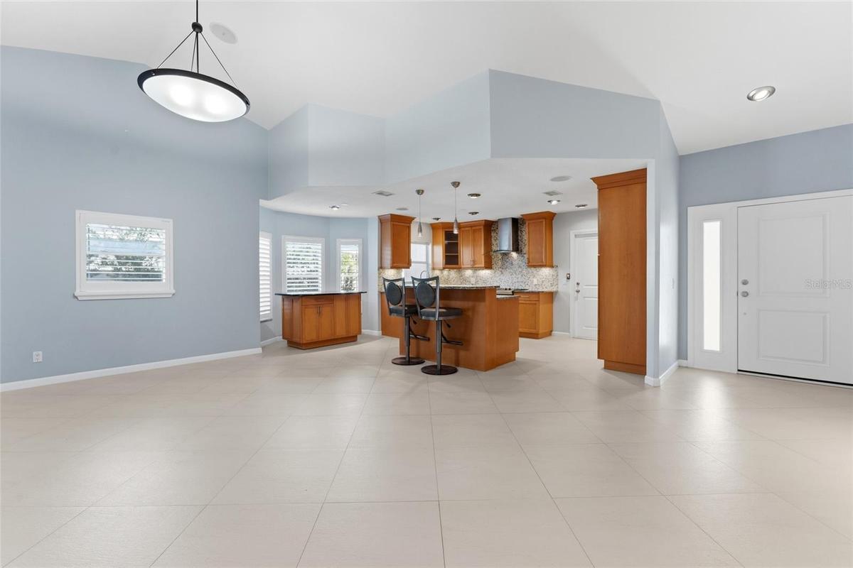 large dinette area and large kitchen