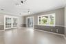 formal living room or dining room with sliders to back yard and french doors to bonus space