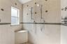 primary bathroom with walk in shower