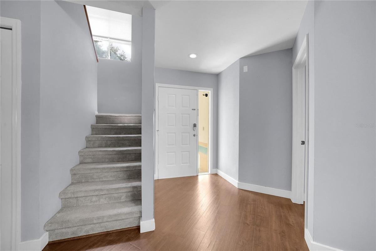 Foyer and stair view