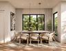 Formal dining space - soaring 10' ceilings