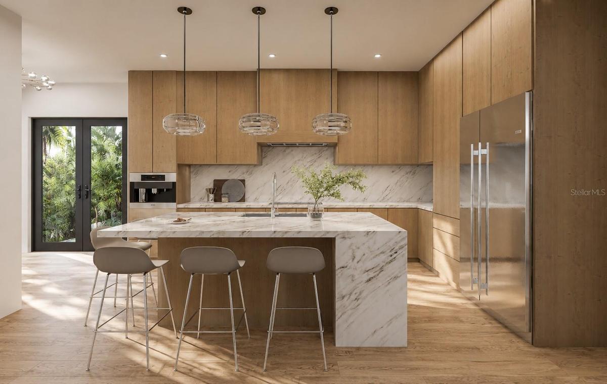Chef style kitchen with premium appliance suite