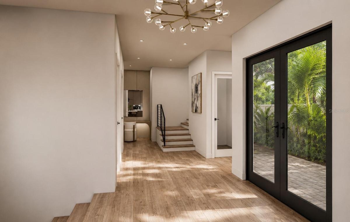 Elegant welcoming foyer