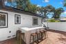 Backyard with Pavers and Vinyl Fence