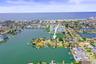 Aerial view of property facing St Pete Beach only a few blocks away.