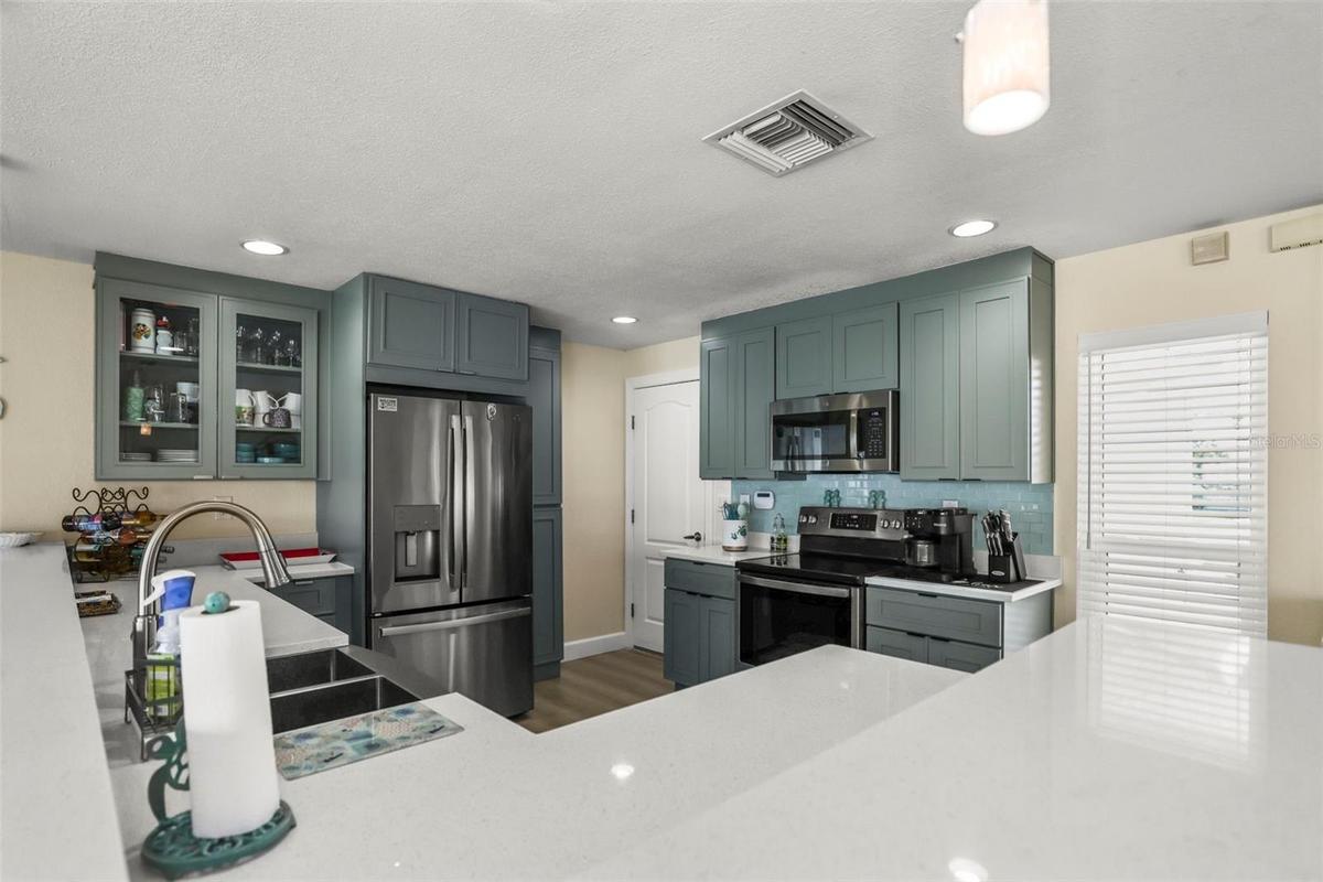 Kitchen from the breakfast bar.