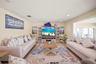 Living room facing the television.